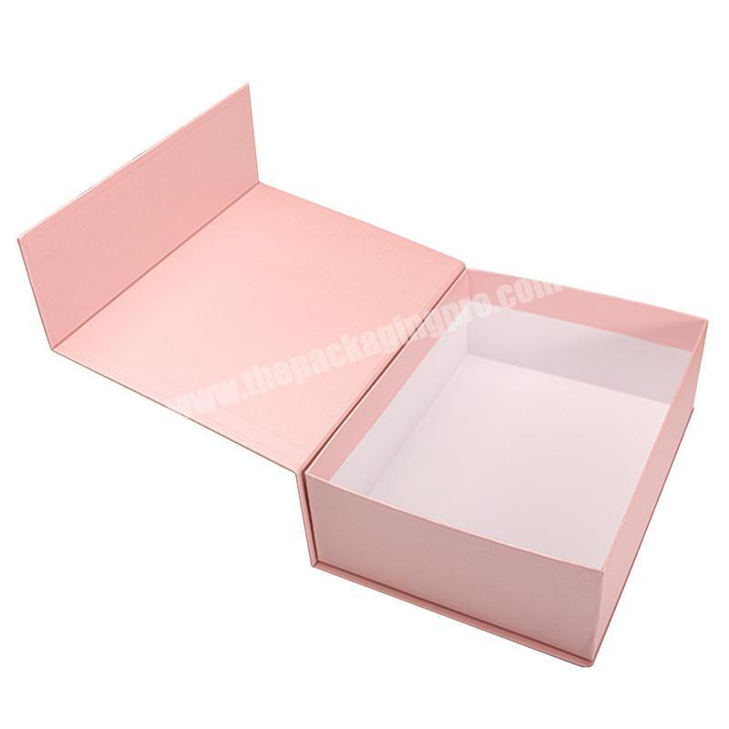 Custom Printed LOGO Luxury Pink Paperboard Cardboard Cosmetics Flip Book Shape Shoe Girls Gift Packaging Box Set In Bulk