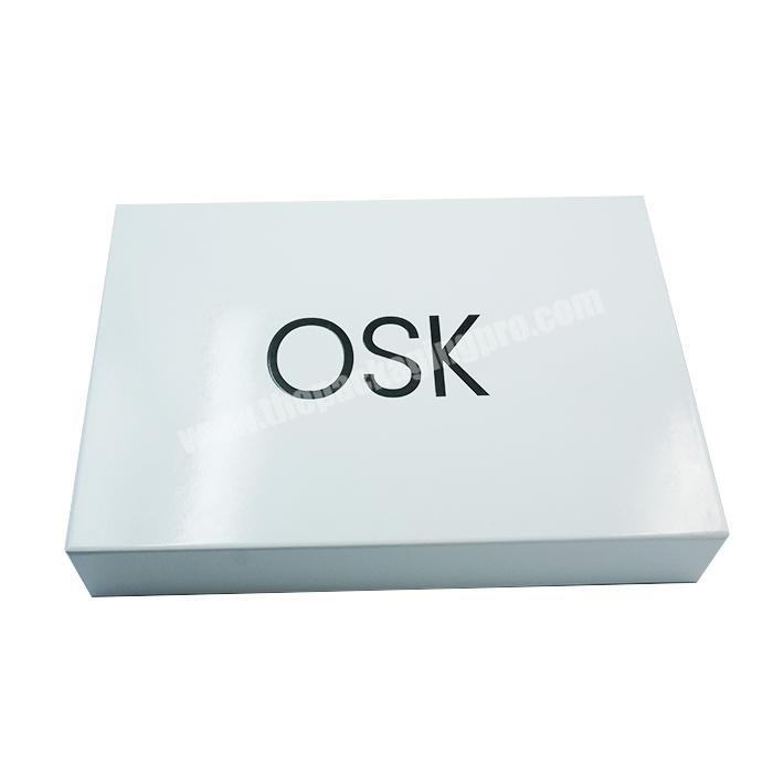 Custom Printed Logo  Luxury High Quality Cardboard Rigid Magnetic Closure Folding Gift Box with Magnet