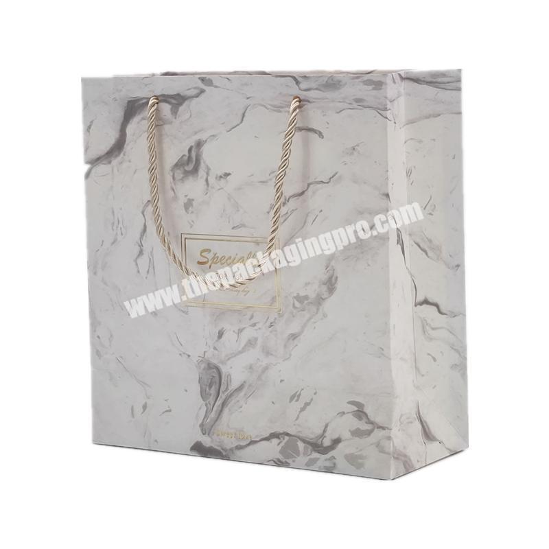 Custom Printed Luxury Gift Paper Shopping Packing Bag With Your Own Logo Paper Shoes Bags