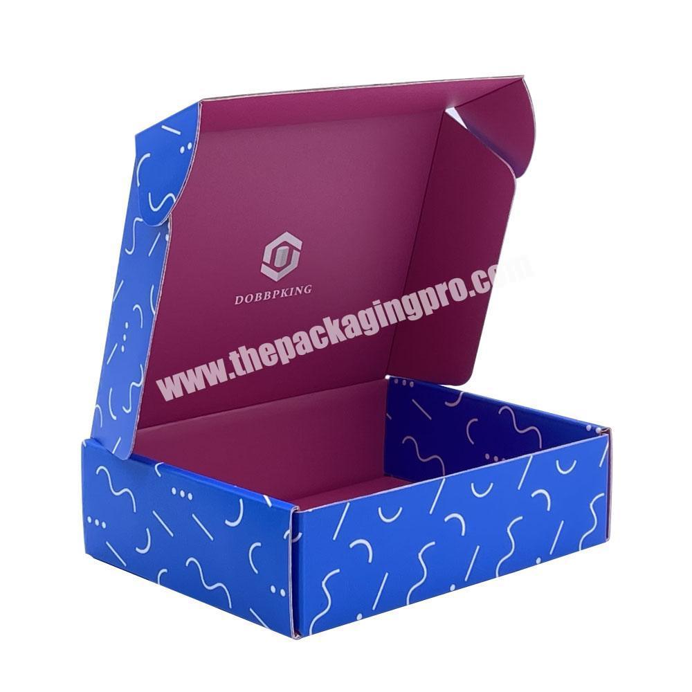 Custom Printing Corrugated Cardboard Box Packaging  Fashion Carton Empty Gift Boxes