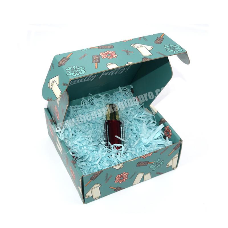 Custom Printing Folding Recyclable Corrugated Store Mailing Packaging Shipping Boxes For Cosmetic Gifts