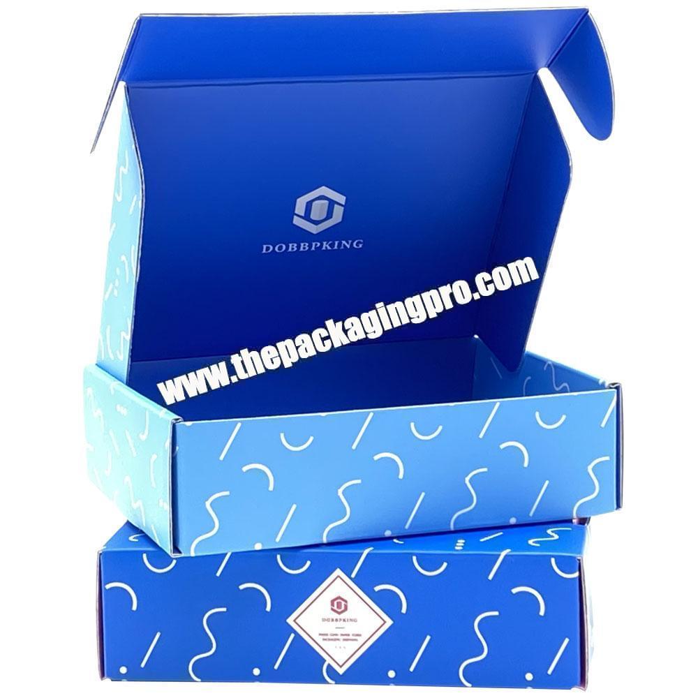 New Style Paper Corrugated Carton Shipping Boxes Bouquet Pattern Cute Mailer Box For Skincare Product Packaging