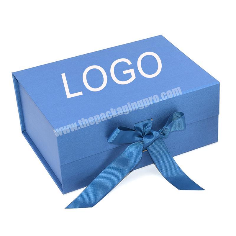 Custom Printing Rigid Folding Paper Box Luxury GIft Packaging Cardboard Box Foldable Magnetic Gift Box