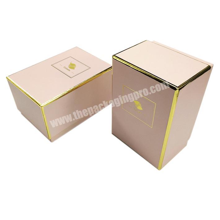 Custom Product Packaging Box with your logo Candle Packaging Box Lid And Base Boxes For Candle