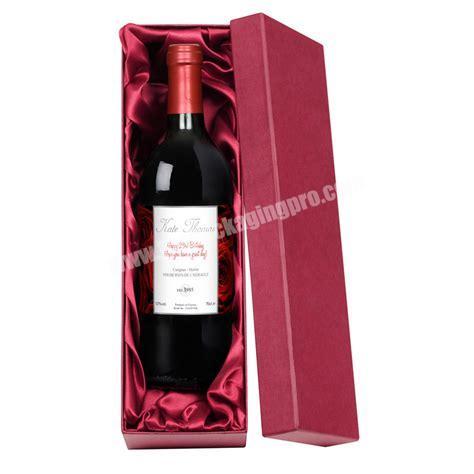 Custom Red Wine Gift Box Elegant Paper Packaging Boxes Paperboard Packing Items Accept CN;GUA Offset ZLW892 Customer's Logo CMYK