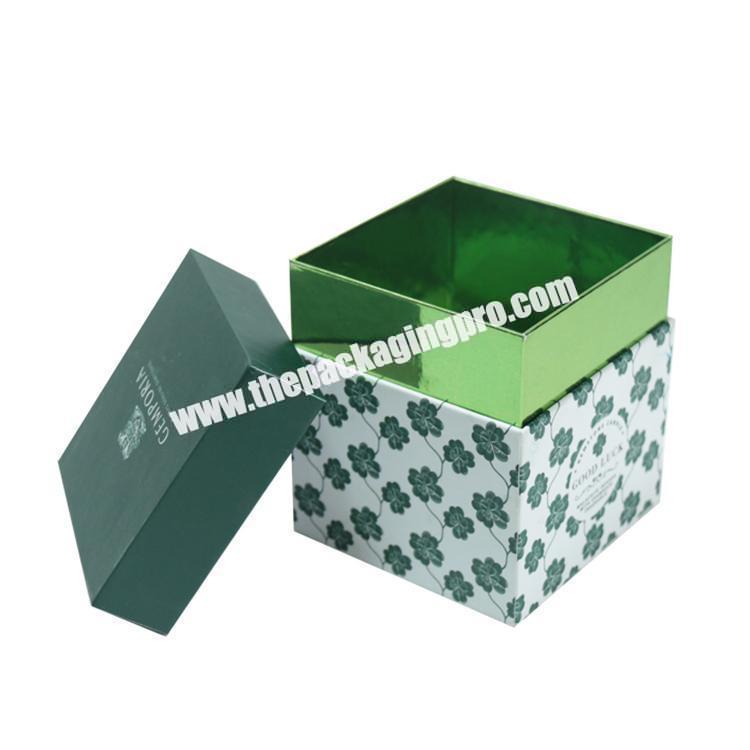 Custom Retail Logo Printed Rigid Cardboard Candle Packaging BoxCandle Gift Box