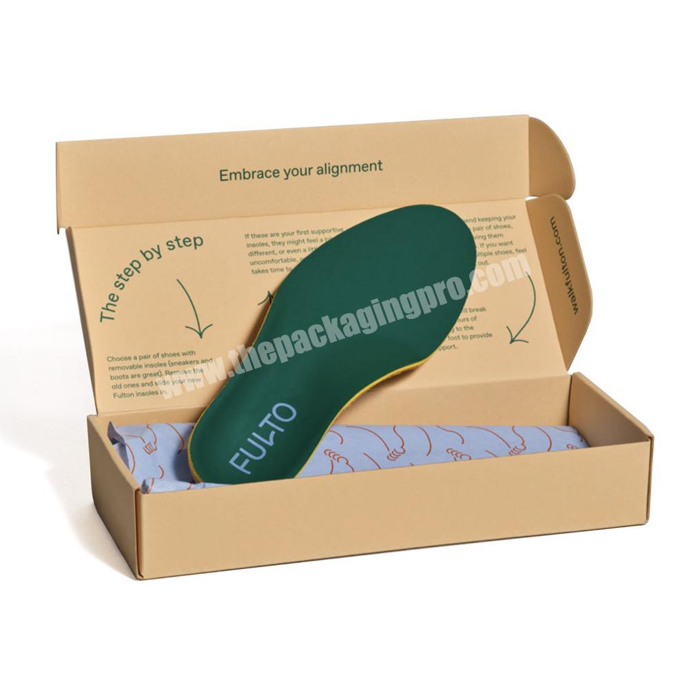 Custom Shoe Pad Insole Box