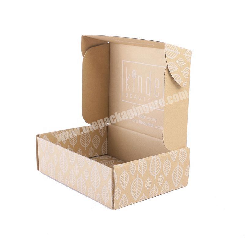 Custom Silk-screen Design ECO-Friendly Corrugated Gift Packaging Paper Box