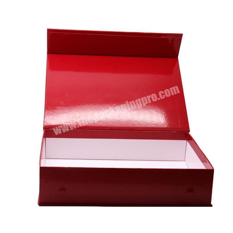 Custom Silver Pantone Color Magnetic Closure Gift Box Flat Pack With Lids