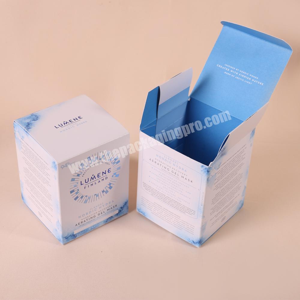 Custom Simple Foldable Black Card Paper Postcard Photo Wallet Packaging Box