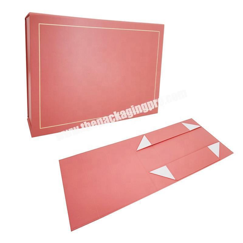 Customized Design Pink Foldable Corrugated Cardboard Kraft Paper Boxes Colorful Small Packaging Gift Box Custom Logo