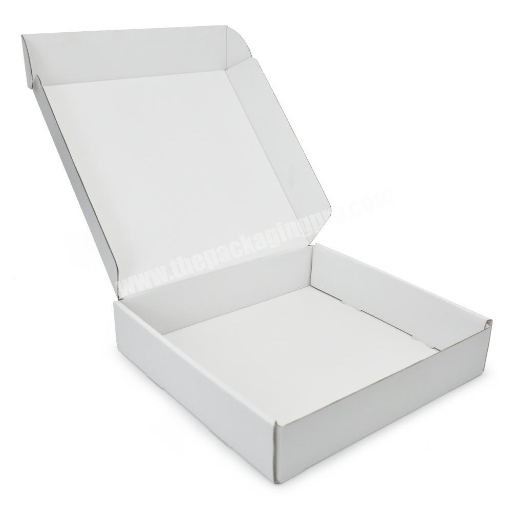 Custom White Cardboard Corrugated Skincare Mailer Shipping Packaging Box Custom Logo Cosmetic Clothes Boxes Cajas Personalizadas