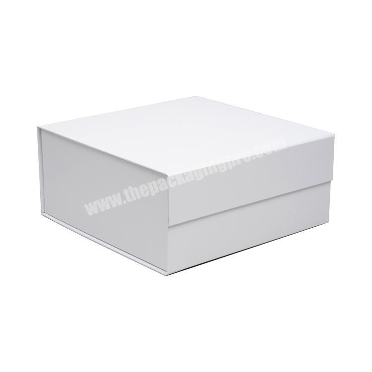 Custom White Paper Gift Magnetic Close Box Magnet Box with Logo Printed Boxes Packing Cardboard Packaging Wholesale Luxury