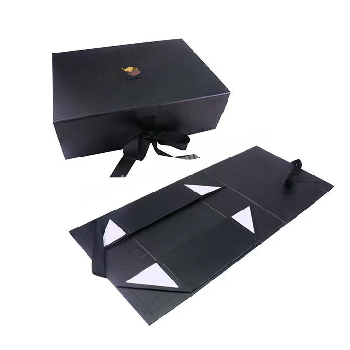 Custom Wholesale Luxury Magnetic Cardboard Empty Folding Foldable Gift Packaging Paper Boxes with Customized Design