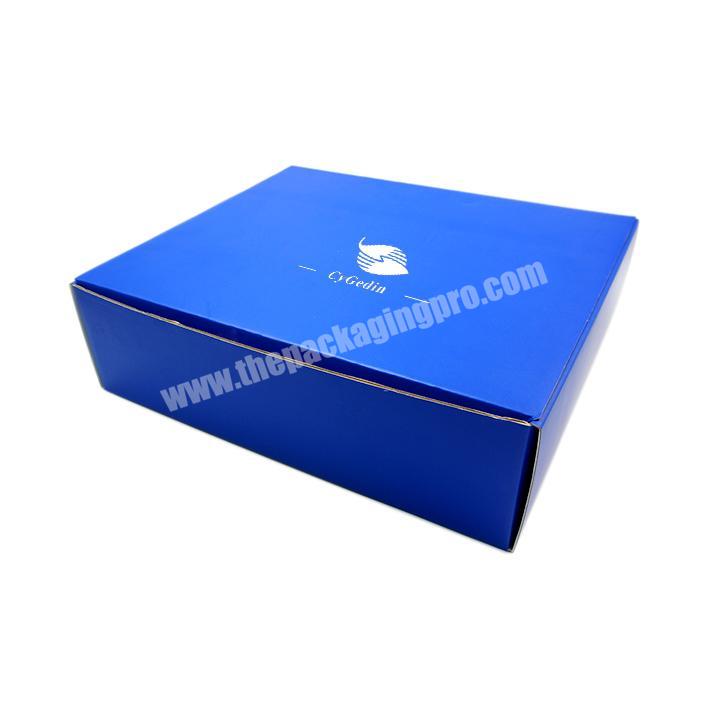 Custom attractive  portable corrugated packaging clothing mailer box paper gift box