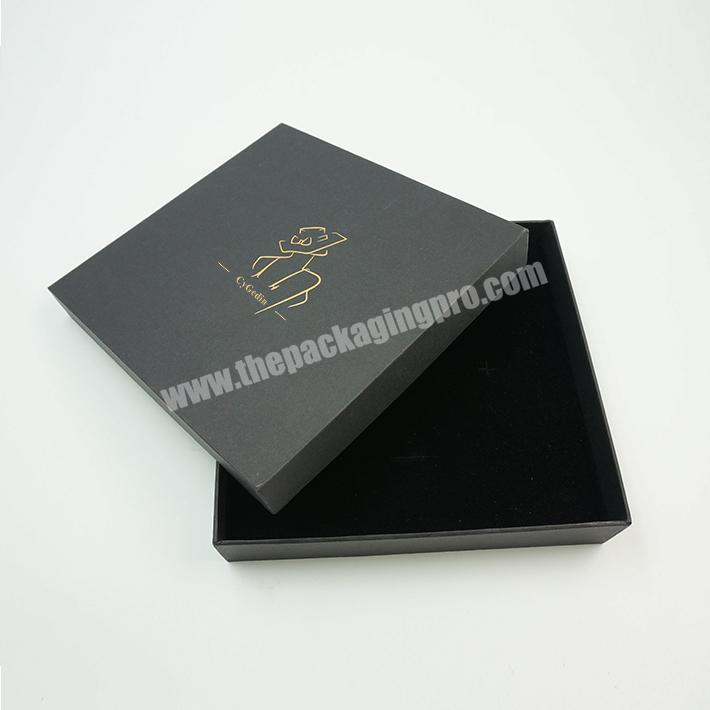 Custom belt packing box with foam insert belt shipping box gift box for belt packaging
