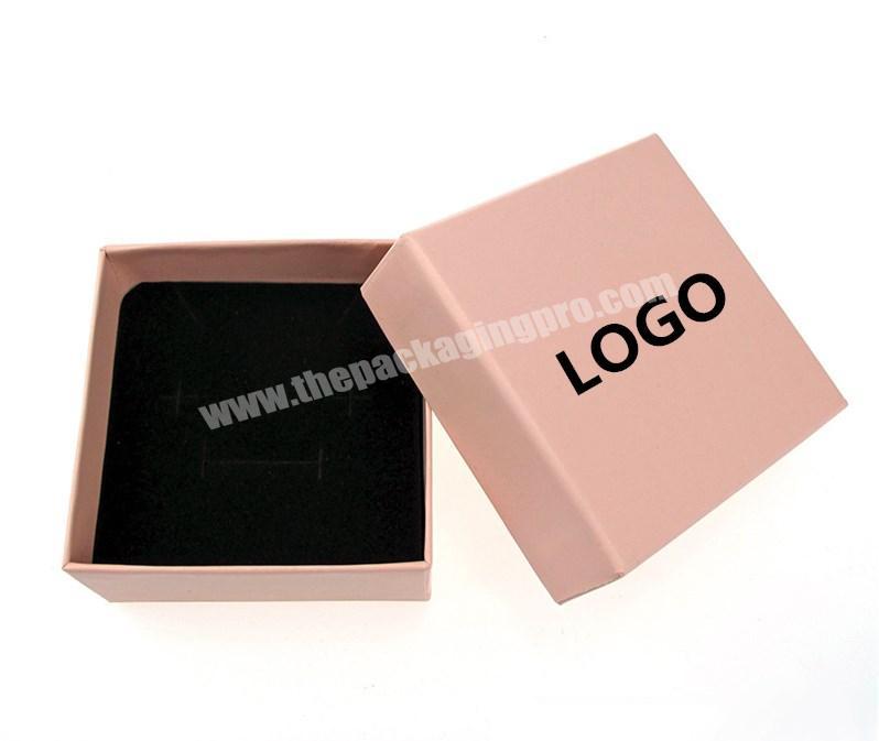 Custom cardboard jewelry ring box