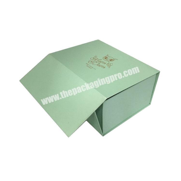 Custom cardboard packaging gift paper magnetic foldable box