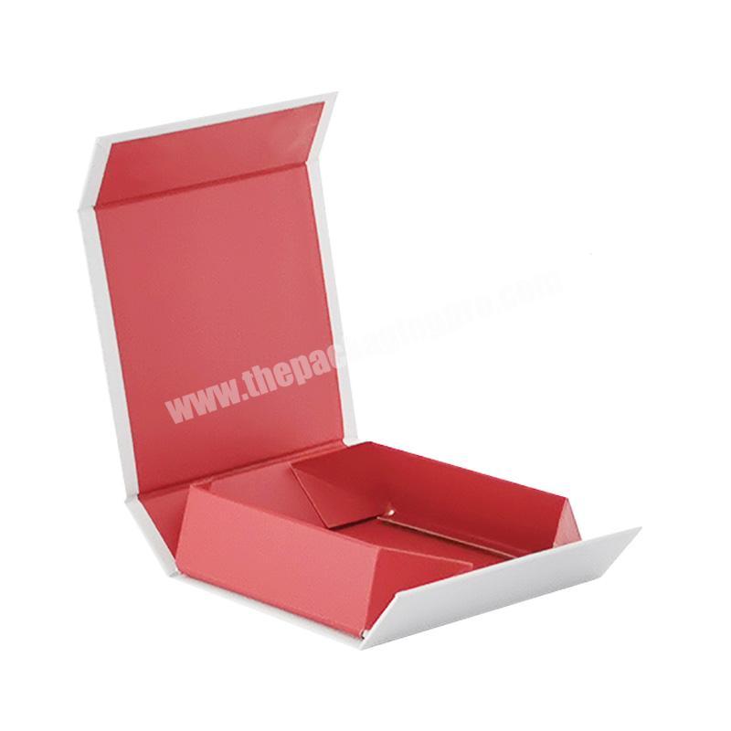 Custom color design foldable sturdy present magnetic box for gift packing