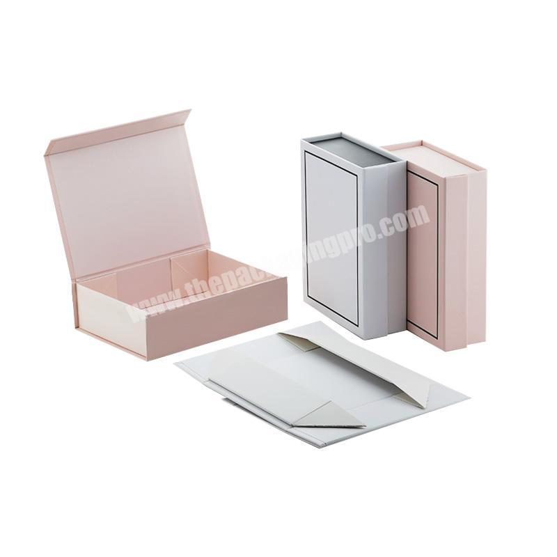 Custom color printing magnet closure gift boxes with magnetic lid