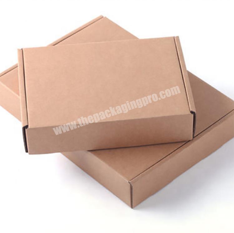 Custom corrugated cardboard shipping carton  kraft paper packaging moving box