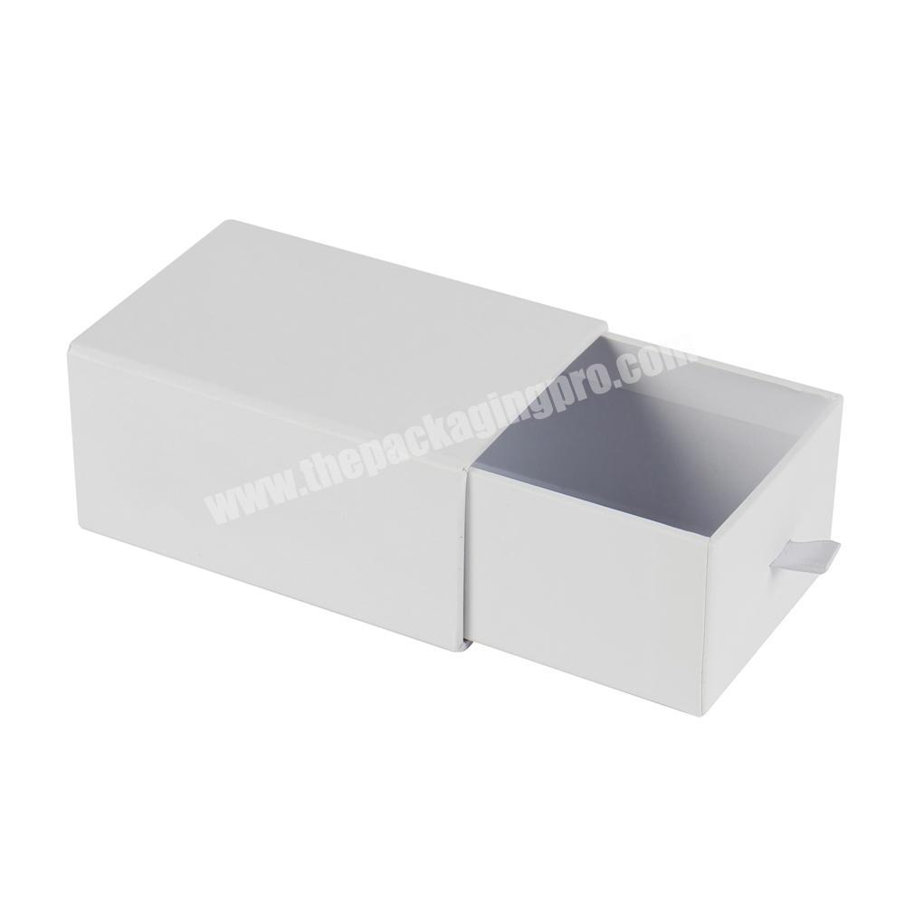 Custom design logo perfume packaging paper drawer box