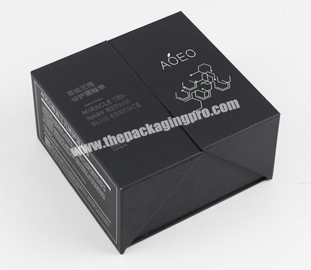 Custom design product itembeauty skin brown ship small boxes for candle packaging