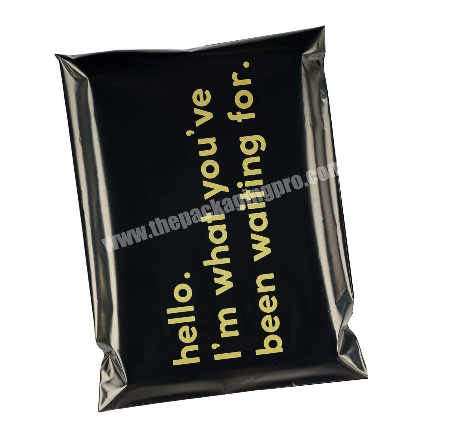 Custom eco-friendly durable small business packing supplies plastic bags polymailer packaging shipping mailing bags