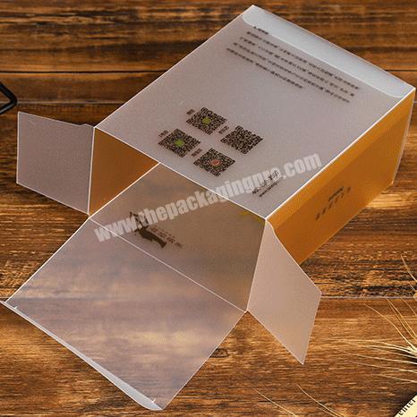 Custom electronics  gift packaging PVC box luxury custom logo box
