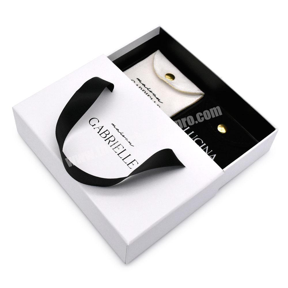 Custom environmental paper jewelry jewellery packaging drawer gift box design jewelry packaging box design
