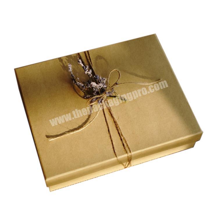 Custom factory recycled corrugated paper box gift boxes shipping cloth boxes with logo
