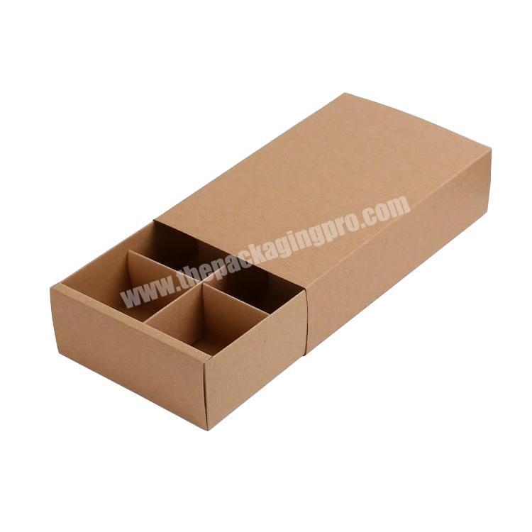 Custom fancy brown kraft  bath bomb packaging paper box