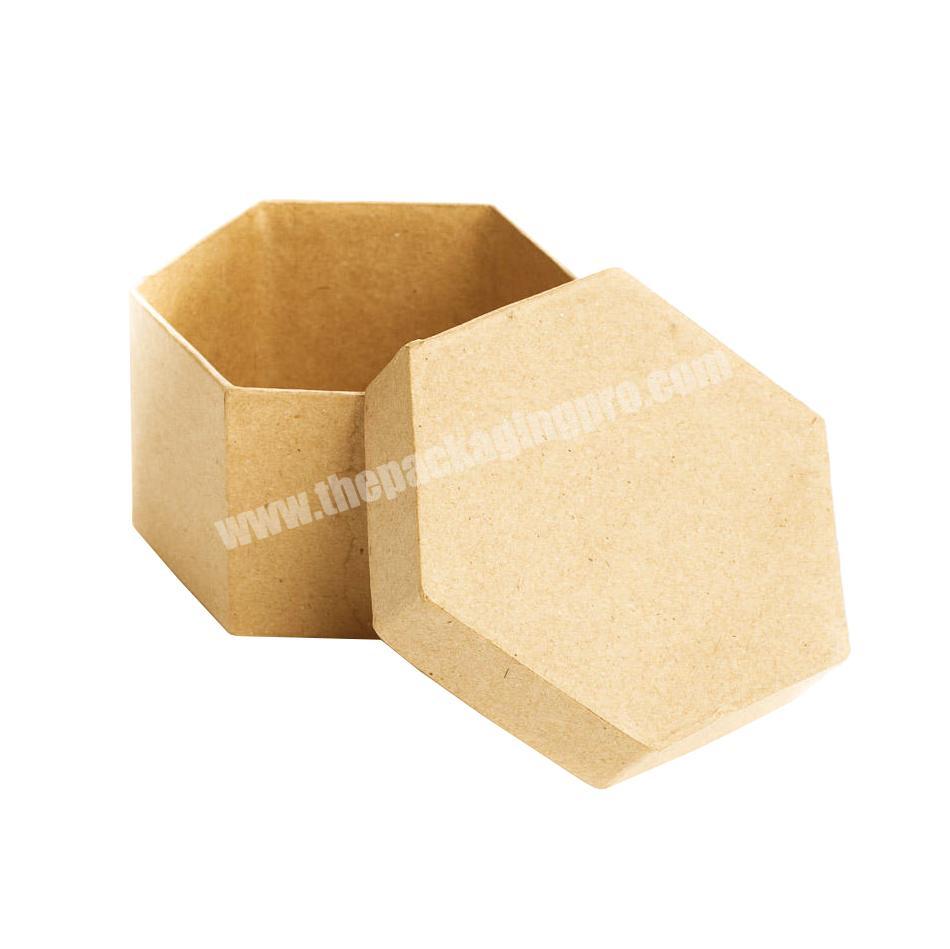 Custom hexagon jewelry cardboard packaging gift box