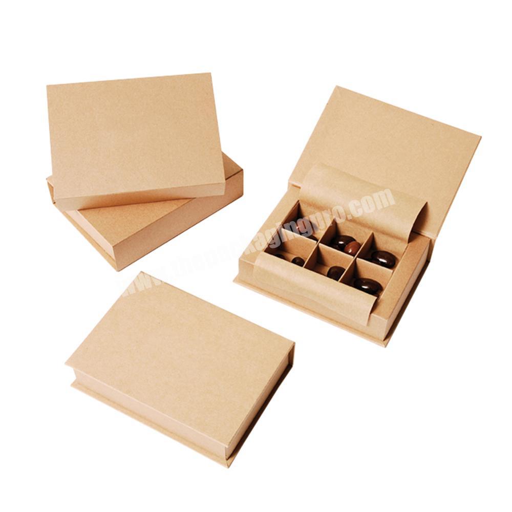 Custom kraft paper cardboard packaging  artisan candy milka chocolate gift boxes sets alibaba china