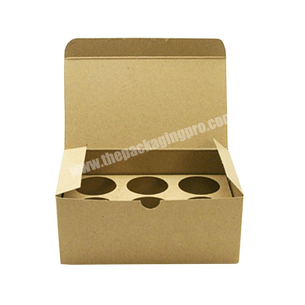 Custom kraft paper packaging honey jar box with insert paper