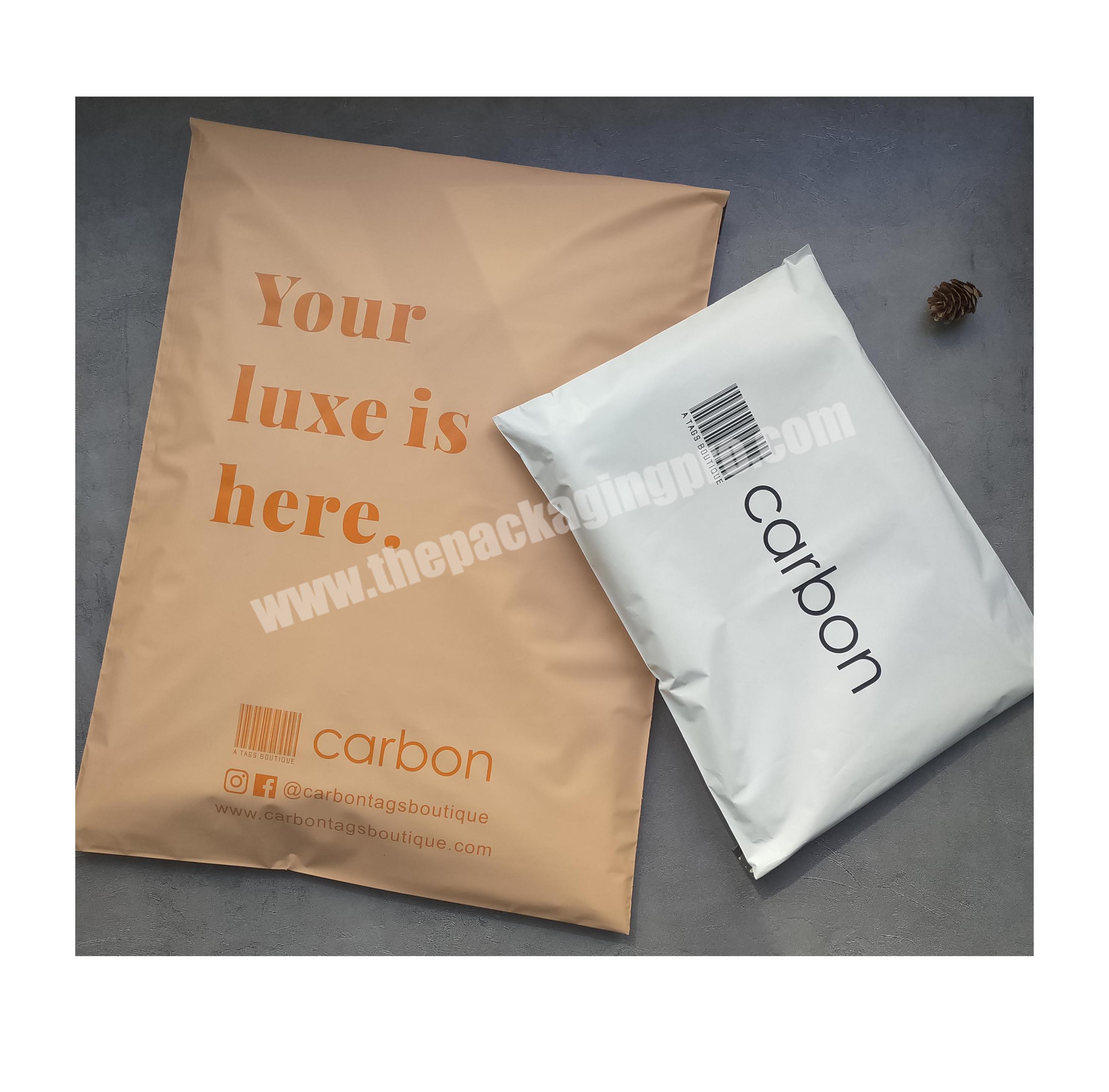 Custom logo biodegradable mailing plastic wholesale recycled shipping packaging bag apparel plastic bags mailer