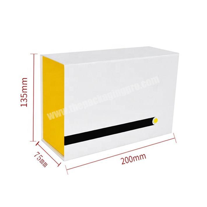 Custom logo different size box cosmetic packaging boxes hair paper box kraft folding gift packaging flat deliver