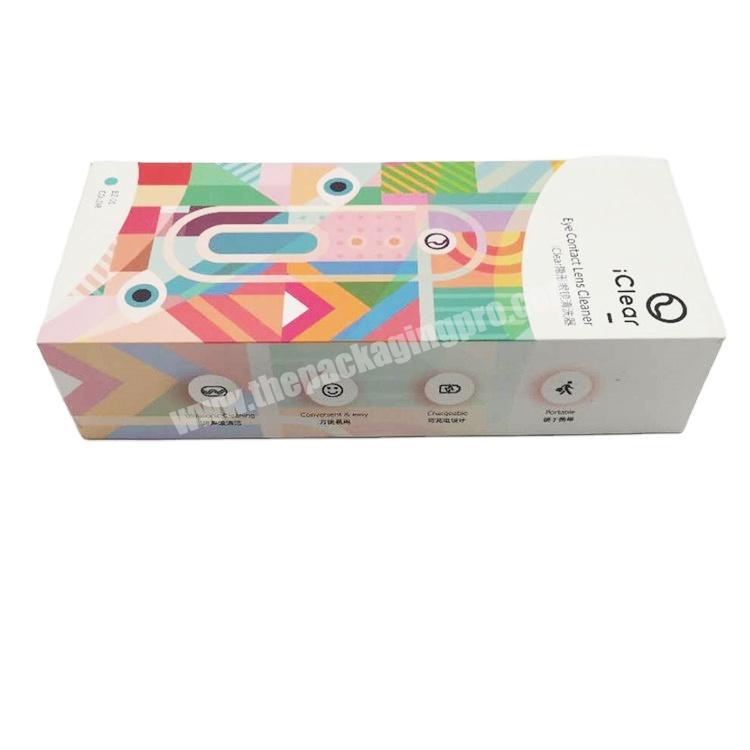 Custom logo luxury white paper case sunglasses box