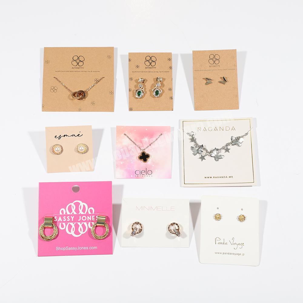 Custom Logo Printed Earring Boxes and Packaging Music Jewelry