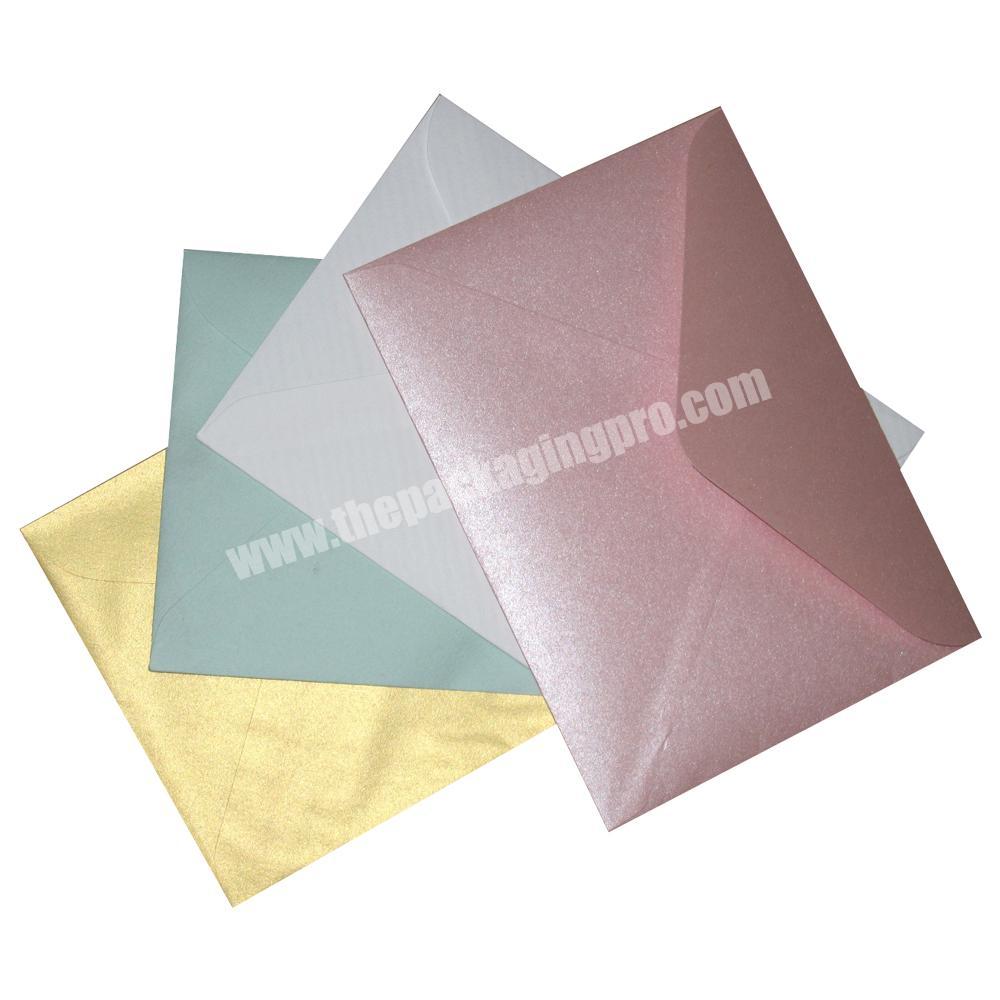 Custom logo printing paper gift kraft enveloppe