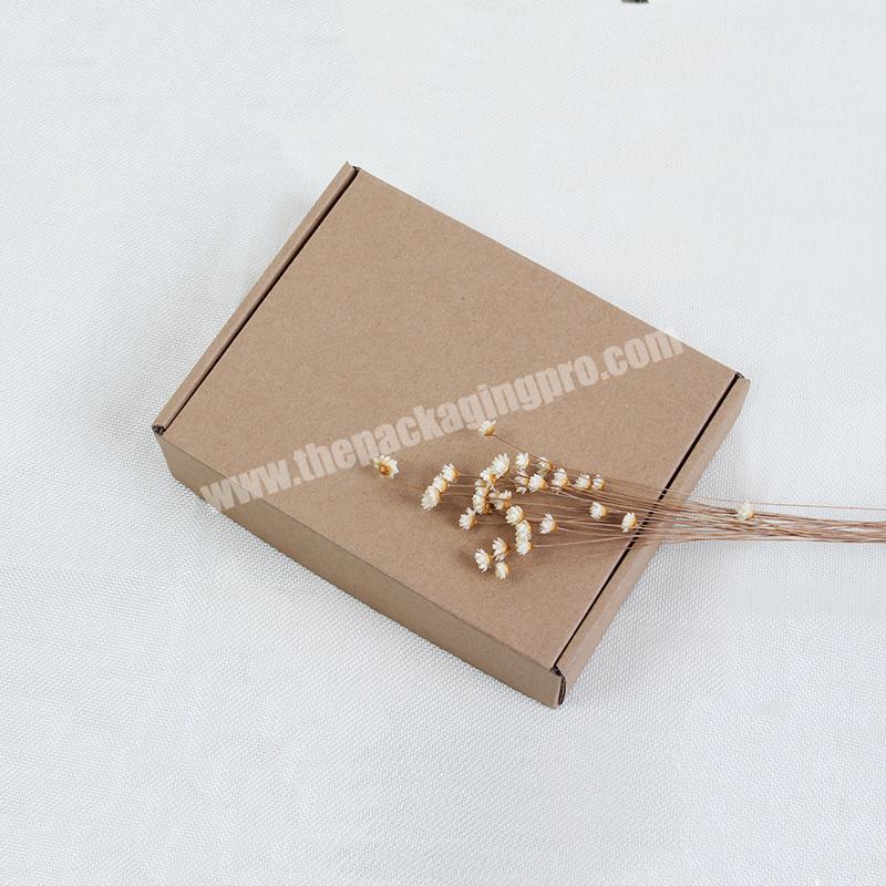 Custom logo recyclable corrugated paper packaging shipping box