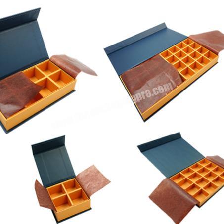 Custom luxury gift packing fancy craft chocolate packaging paper boxes