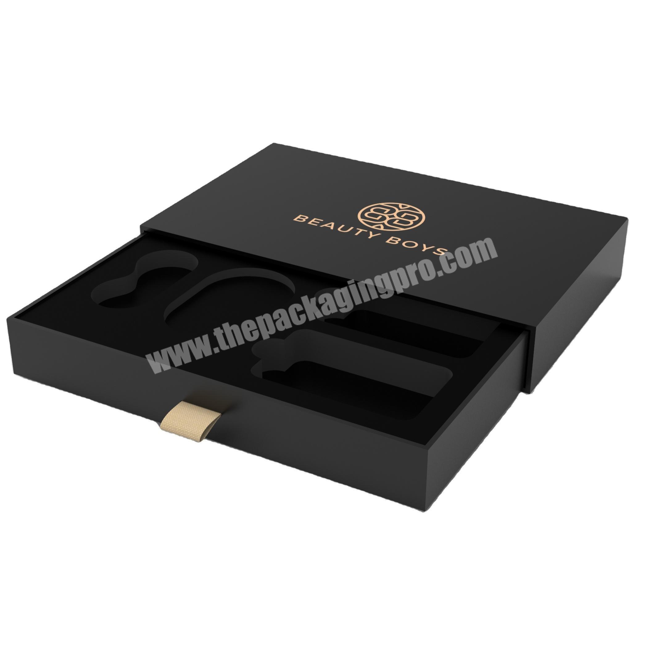 Custom luxury new arrive drawer box packaging gift boxes with ribbon