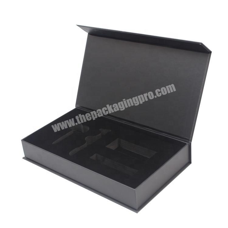 Custom luxury packaging box for glass bottle packaging essential oil packaging box with tray