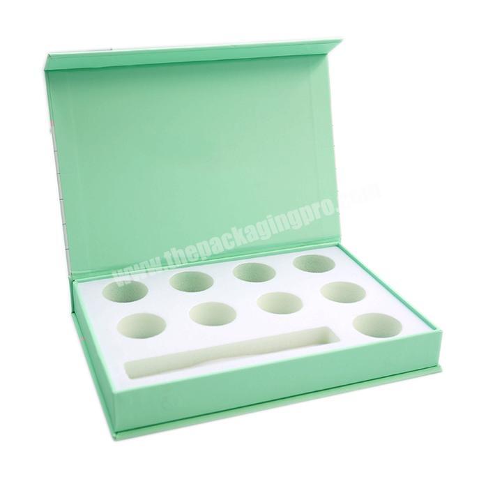 Custom packaging box with foam tray scare serum packaging eye-shadow cosmetics packaging paper box