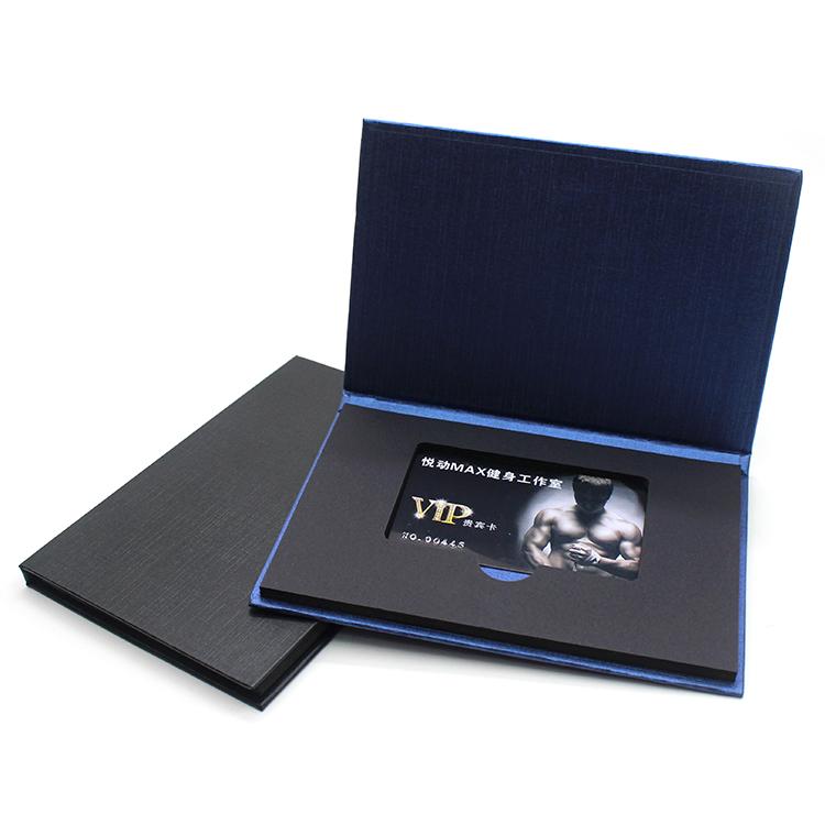 custom printed logo VIP card boxes cardboard gift packaging magnetic box