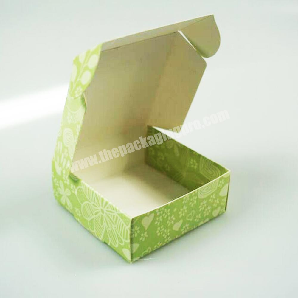 Custom printed logo soap samosa shipping packaging paper gift box
