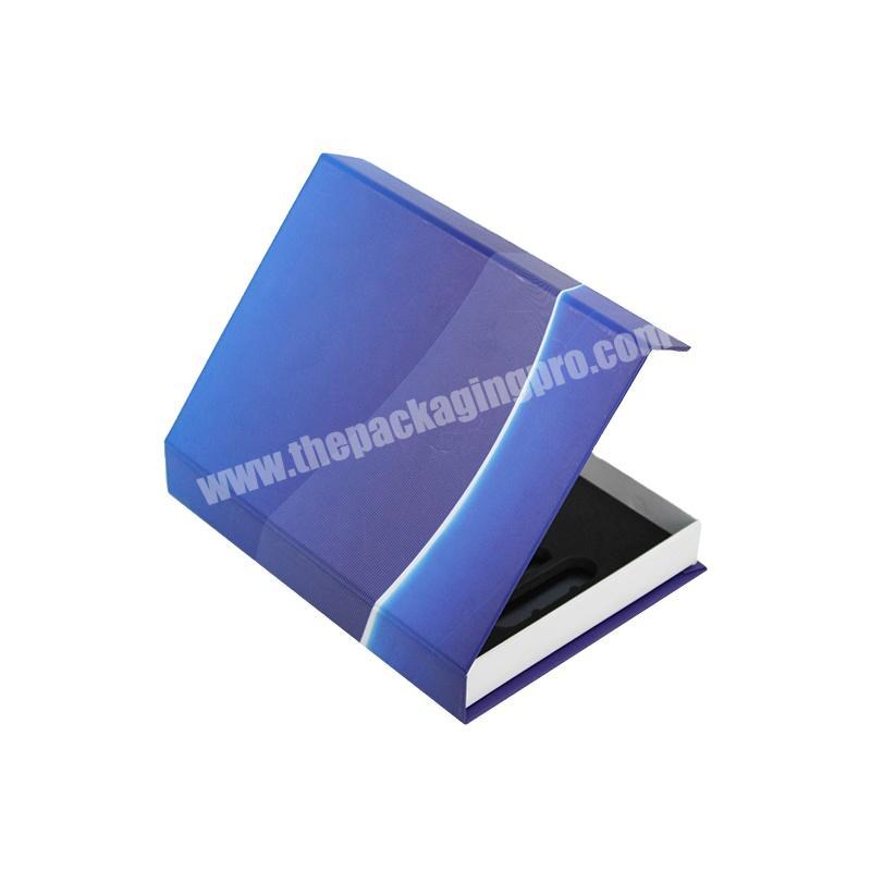Custom printed luxury blue magnetic Gift Box wholesale gift boxes with magnetic lid