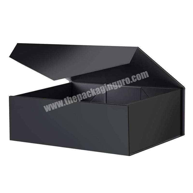 Custom size color easy folding packing box Large Gift Box  with Lid