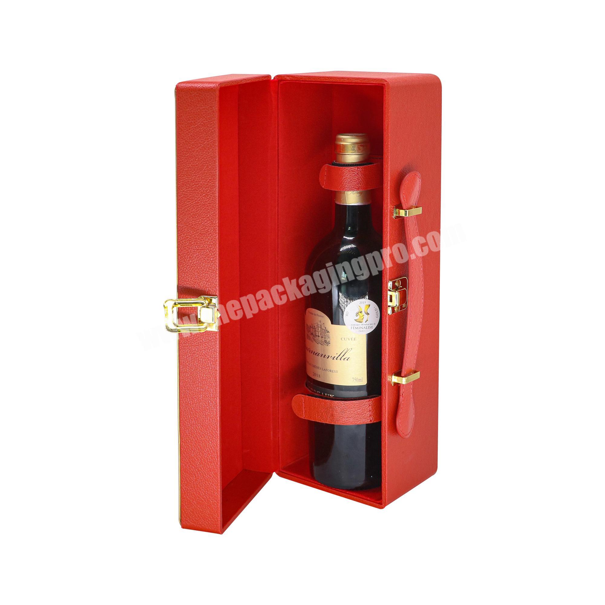 Custom wine cardboard box luxury window wine storage box packaging box wine